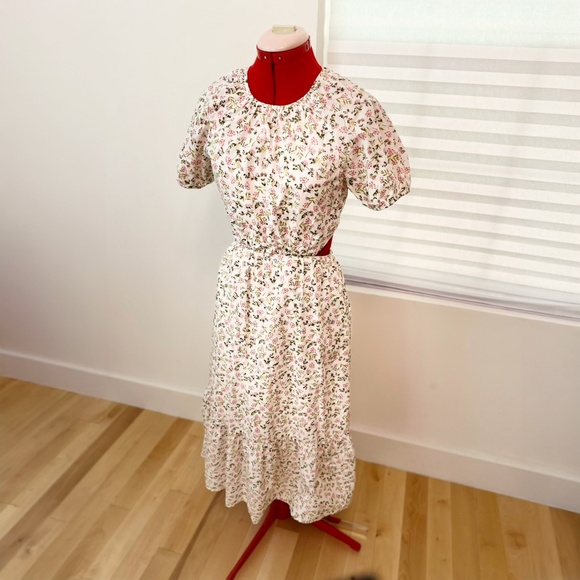 J Crew Cutout Dress In Meadow Floral - Picture 3 of 11